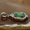 Type A Green Omphacite Jade Jadeite Pixiu - 1.99g 26.4 by 11.5 by 4.5mm - Huangs Jadeite and Jewelry Pte Ltd
