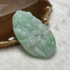Type A Green Jade Jadeite Fu Lu Shou 59.55g 62.8 by 40.0 by 13.0mm - Huangs Jadeite and Jewelry Pte Ltd