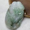 High Quality Type A Green & Red Milo Buddha Ruyi Jade Jadeite - 107.23g 64.5 by 48.4 by 20.4mm - Huangs Jadeite and Jewelry Pte Ltd