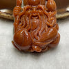 Type A Red Jade Jadeite Shou Xin Gong 65.44g 51.1 by 38.5 by 17.1mm - Huangs Jadeite and Jewelry Pte Ltd