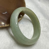 Type A Green & Yellow Jade Jadeite Bangle - 50.31g Inner Diameter 54.6mm Thickness 14.4 by 7.5mm - Huangs Jadeite and Jewelry Pte Ltd