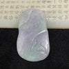 Type A Lavender & Green Guan Yin with Elephant Pendant - 73.87g 76.4 by 46.7 by 9.9mm - Huangs Jadeite and Jewelry Pte Ltd
