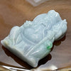 Type A Lavender, Green & Yellow Jade Jadeite Tu Di Gong Pendant - 46.5g 54.3 by 39.9 by 11.3mm - Huangs Jadeite and Jewelry Pte Ltd