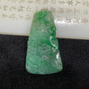 High Quality Type A Icy Spicy Green Shan Shui Jade Jadeite Pendant - 28.42g 65.6 by 37.9 by 6.6mm - Huangs Jadeite and Jewelry Pte Ltd