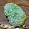 Type A Double Coloured Yellow & Green Piao Hua Good vs Evil 一念之间 Jade Jadeite  - 28.05g 61.8 by 39.5 by 7.2mm - Huangs Jadeite and Jewelry Pte Ltd