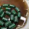 Type A Green Jade Jadeite Lu Lu Tong Barrel Necklace 85.25g 11.2 by 15.5mm per barrel 11 Pieces - Huangs Jadeite and Jewelry Pte Ltd