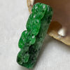 Type A Spicy Green Multiple Ruyi Jade Jadeite Pendant - 15.90g 43.2 by 13.7 by 12.4mm - Huangs Jadeite and Jewelry Pte Ltd