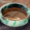 Type A 3 Greens (Faint, Dark, Spicy) Jadeite Bangle 57.86g Inner Dia 59.6mm Thickness 12.5 by 7.4mm - Huangs Jadeite and Jewelry Pte Ltd