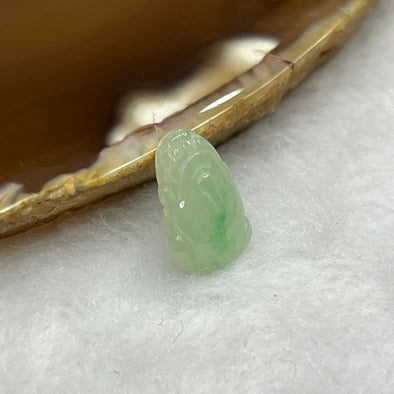 Type A Semi Icy Green Jade Jadeite Pixiu Pendant - 1.10 g 15.0 by 9.2 by 4.5 mm - Huangs Jadeite and Jewelry Pte Ltd