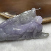 Type A Faint Green & Lavender Jade Jadeite Milo Buddha Pendant - 61.1g 84.2 by 40.1 by 20.2mm - Huangs Jadeite and Jewelry Pte Ltd