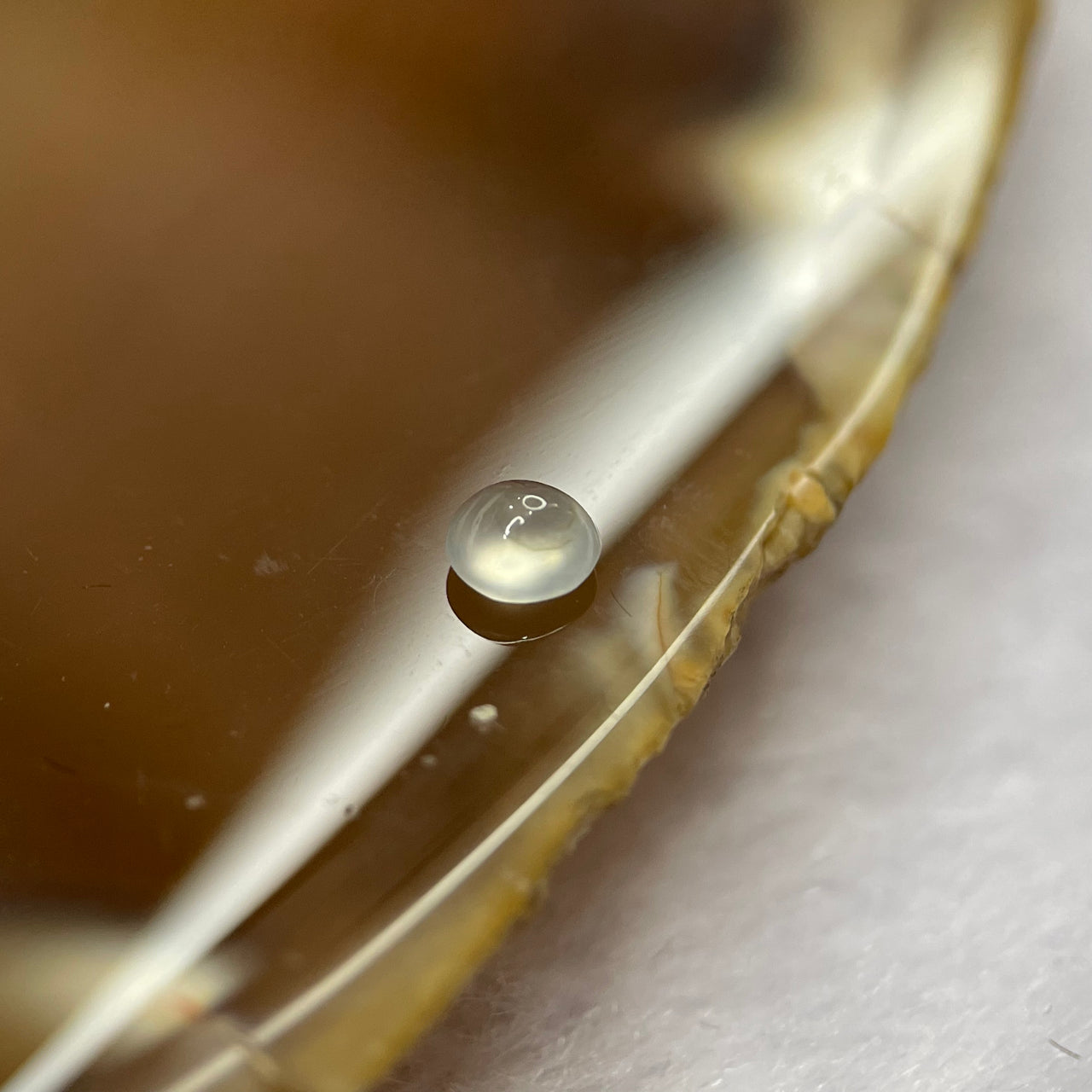 Type A Icy Light Green Jade Jadeite Cabochon for Setting - 0.30ct 3.9 by 3.8 by 2.3mm - Huangs Jadeite and Jewelry Pte Ltd