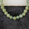 Type A Icy Blueish Green & Yellow Jade Jadeite Bracelet - 16.25g 7.2mm/bead 26 beads - Huangs Jadeite and Jewelry Pte Ltd