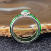 Type A Burmese Jade Jadeite Ring 18k gold & diamonds - 6.05g US10 HK22 inner diameter 19.7mm - Huangs Jadeite and Jewelry Pte Ltd