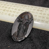 Type A Black Jade Jadeite Jesus 39.98g 69.6 by 40.4 by 8.3mm - Huangs Jadeite and Jewelry Pte Ltd