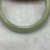 Type A Green and Yellow Jadeite Bangle 48.79g inner diameter 56.2mm 12.6 by 7.5mm - Huangs Jadeite and Jewelry Pte Ltd