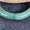 Type A Oily Green Piao Hua Jadeite Bangle 66.73g inner diameter 57.0mm Thickness 11.6 by 10.5mm - Huangs Jadeite and Jewelry Pte Ltd
