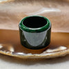 Type A Old Mine Jade Jadeite Full Green Ring 21.84g US12.75 HK 29 Thickness: 21.1 by 2.1mm Inner Diameter 22.1mm - Huangs Jadeite and Jewelry Pte Ltd