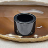 Type A Black Jade Jadeite Ring 21.1g US12 HK27 Inner Diameter 21.6mm Thickness: 20.1 by 4.2mm - Huangs Jadeite and Jewelry Pte Ltd