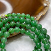 Rare High End Type A Yang Green Jade Jadeite Necklace 38.35g 5.1-7.3mm/bead 108 beads - Huangs Jadeite and Jewelry Pte Ltd