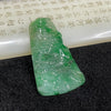 High Quality Type A Icy Spicy Green Shan Shui Jade Jadeite Pendant - 28.42g 65.6 by 37.9 by 6.6mm - Huangs Jadeite and Jewelry Pte Ltd