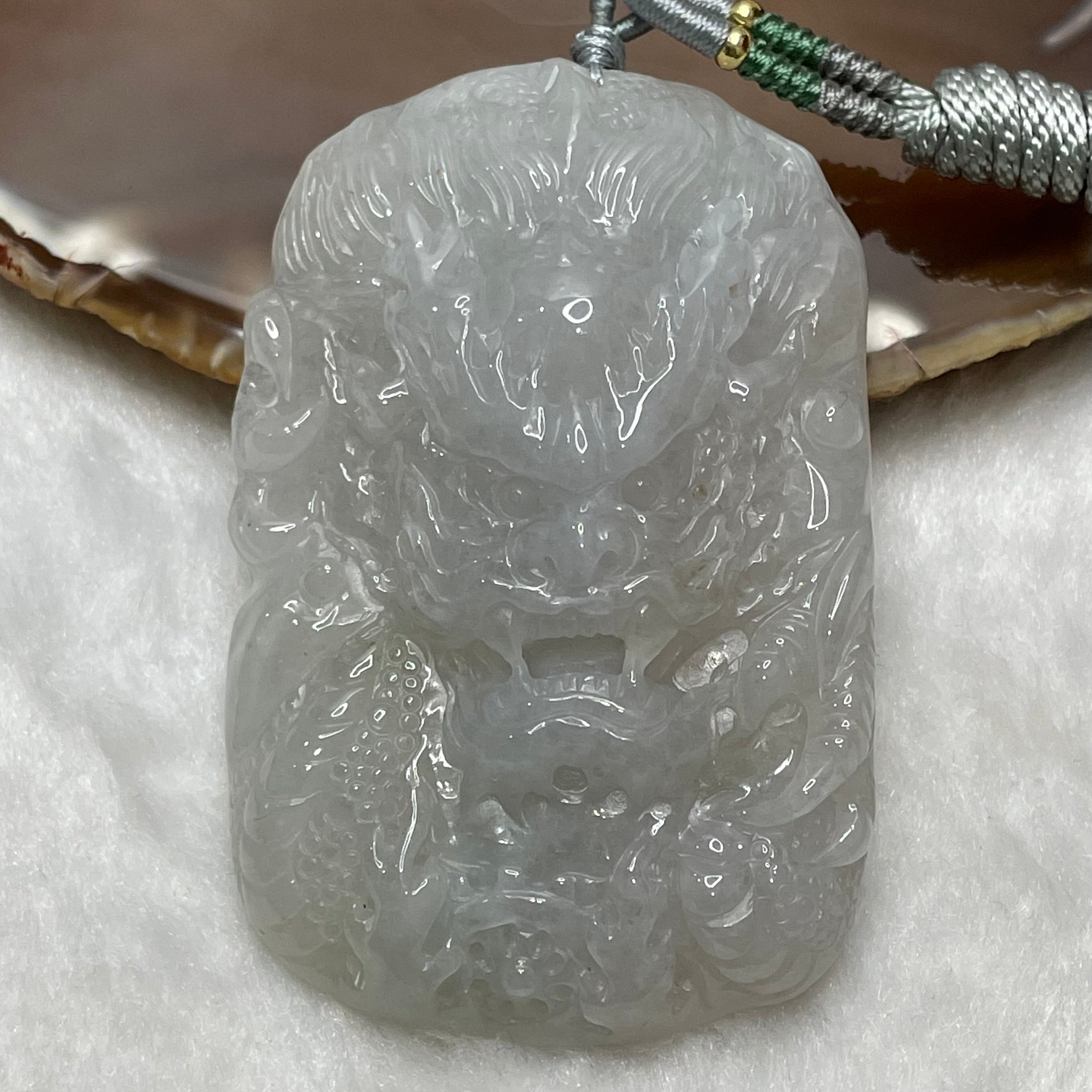 White jade hotsell dragon pendant