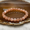 Natural Sunstone Crystal Bracelet 太阳石 17.04g 8.4mm/bead 23 beads - Huangs Jadeite and Jewelry Pte Ltd