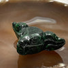 Type A Old Mine Green Jade Jadeite Ox Head - 40.52g 29.3 by 57.1 by 18.4mm - Huangs Jadeite and Jewelry Pte Ltd