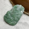 Type A Green Yellow Jambhala 黄财神 Jade Jadeite Pendant 77.99g 69.0 by 43.2 by 13.2mm - Huangs Jadeite and Jewelry Pte Ltd