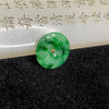 Type A Spicy Green Jade Jadeite Ping An Kou 2.13g 18.8 by 18.8 by 2.8mm - Huangs Jadeite and Jewelry Pte Ltd