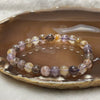Natural Purple Titanium Crystal Bracelet 13.21g 7.4mm/bead 26 beads - Huangs Jadeite and Jewelry Pte Ltd