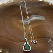 Type A Green Omphacite Jade Jadeite Pixiu - 2.13g 25.4 by 12.5 by 6.1mn - Huangs Jadeite and Jewelry Pte Ltd