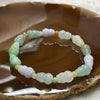 Type A Mixed Colour Jade Jadeite Hulu Bracelet 16.78g 10.7 by 7.9mm/Hulu 13 pieces - Huangs Jadeite and Jewelry Pte Ltd