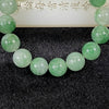 Type A High Quality Icy Apple Green Jade Jadeite Bracelet - 62.17g 13.2mm/bead 16 beads - Huangs Jadeite and Jewelry Pte Ltd