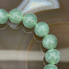 Type A Burmese Icy Oily Green Jade Jadeite Bracelet - 39.07g 10.8mm/bead 18 beads - Huangs Jadeite and Jewelry Pte Ltd