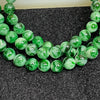 Type A Spicy Green Jade Jadeite Necklace 37.43g 5.7-6.4mm/bead 88 beads - Huangs Jadeite and Jewelry Pte Ltd