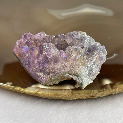 Aura Quartz Crystal Cave Display - 38.44g 50.0 by 33.3 by 20.7 mm - Huangs Jadeite and Jewelry Pte Ltd