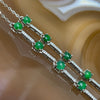 Type A Spicy Green 925 Sliver Necklace 5.79g - Huangs Jadeite and Jewelry Pte Ltd