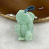 Type A Apple Green Jade Jadeite Pi Xiu Pendant 151.65g 25.4 by 30.2 by 33.7mm - Huangs Jadeite and Jewelry Pte Ltd