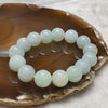 Type A Light Green Jade Jadeite Bracelet 58.52g 13.1mm/bead 15 beads - Huangs Jadeite and Jewelry Pte Ltd