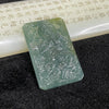 Type A Blueish Green Jade Jadeite Chang Er - 29.73g 65.4 by 41.5 by 5.3mm - Huangs Jadeite and Jewelry Pte Ltd