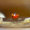 Natural Orange Red Garnet Crystal Stone for Setting - 0.60ct 4.8 by 4.8 by 3.0mm - Huangs Jadeite and Jewelry Pte Ltd