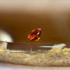 Natural Orange Red Garnet Crystal Stone for Setting - 0.70ct 4.9 by 4.9 by 3.1mm - Huangs Jadeite and Jewelry Pte Ltd