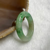 Type A Light Green with Green Patches Jade Jadeite Ring - 5.20g US 10.25 HK 23 Inner Diameter 20.2mm Thickness 5.7 by 4.4mm - Huangs Jadeite and Jewelry Pte Ltd