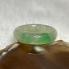 Type A Light Green with Green Patches Jade Jadeite Ring - 3.74g US 7 HK 15 Inner Diameter 18.3mm Thickness 5.9 by 3.8mm - Huangs Jadeite and Jewelry Pte Ltd