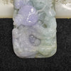 Type A 三彩 Dragon Jade Jadeite Pendant - 90.59g 74.2 by 40.3 by 13.5mm - Huangs Jadeite and Jewelry Pte Ltd