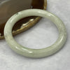 Type A Green Piao Hua Jadeite Bangle 44.70g inner diameter 57.1mm 9.1 by 9.1mm - Huangs Jadeite and Jewelry Pte Ltd