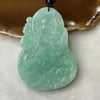 Type A Apple Green Jadeite Guan Yin 62.35g 61.0 by 43.5 by 12.5mm - Huangs Jadeite and Jewelry Pte Ltd