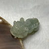 Type A Light Green Jade Jadeite Pixiu Charm - 18.46g 35.8 by 18.0 by 14.6mm - Huangs Jadeite and Jewelry Pte Ltd