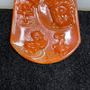 Type A Red Jade Jadeite 送子观音 Guan Yin 34.51g 55.7 by 49.5 by 6.5mm - Huangs Jadeite and Jewelry Pte Ltd