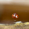 Natural Orange Red Garnet Crystal Stone for Setting - 0.80ct 4.9 by 4.9 by 3.6mm - Huangs Jadeite and Jewelry Pte Ltd
